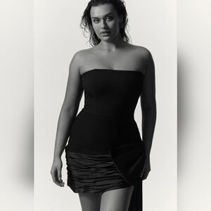 Hutch Strapless Bow Mini Dress